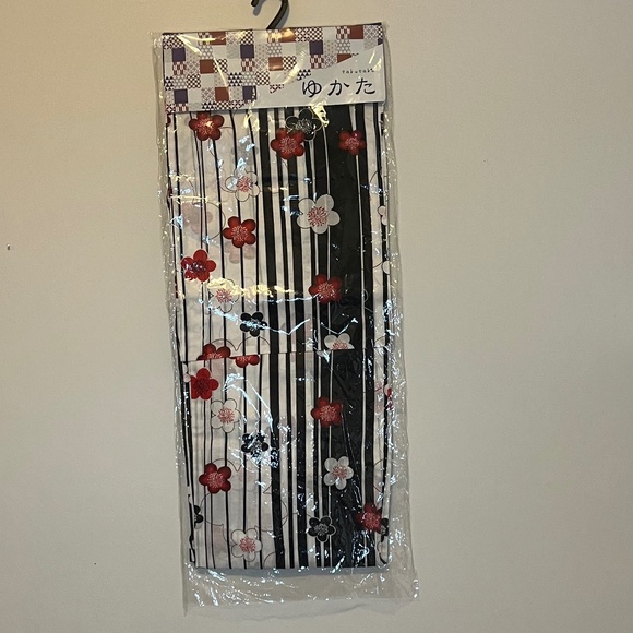 JAPANESE YUKATA +OBI SET     BRAND NEW - Picture 6 of 6